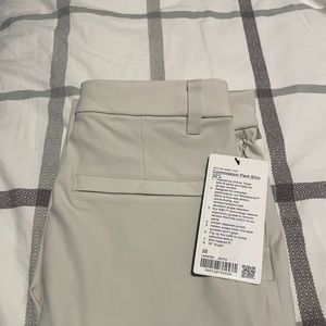 lululemon Commission Pant Slim Cream 28W 32L